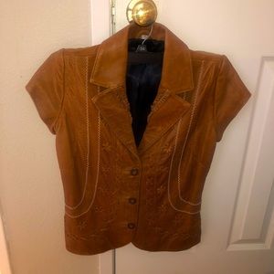 Vintage 70’s leather vest